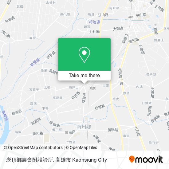 崁頂鄉農會附設診所 map