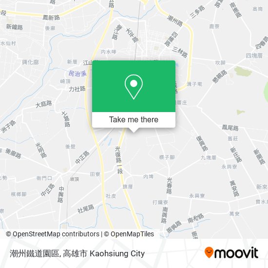 潮州鐵道園區 map