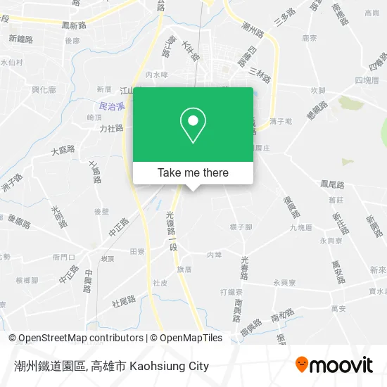 潮州鐵道園區 map