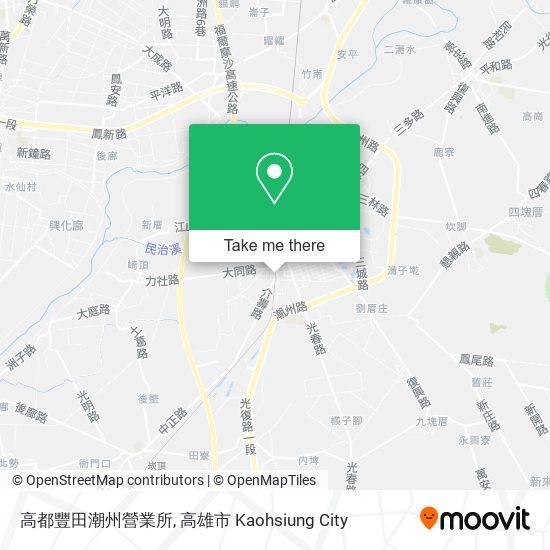 高都豐田潮州營業所 map
