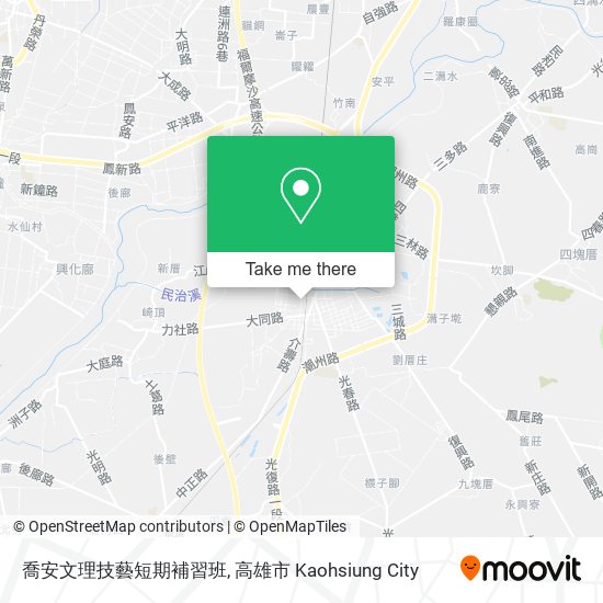 喬安文理技藝短期補習班 map