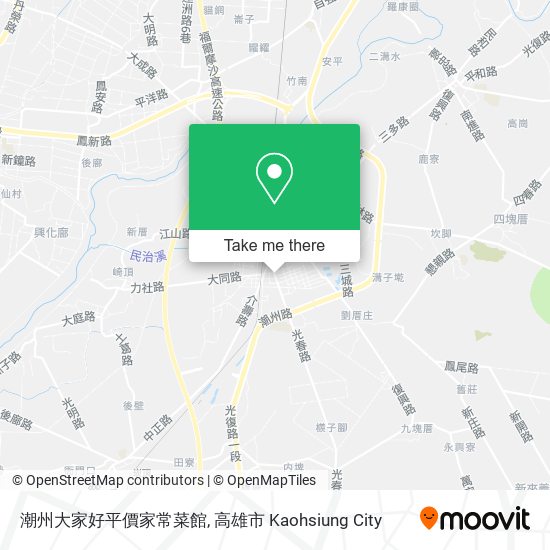 潮州大家好平價家常菜館 map