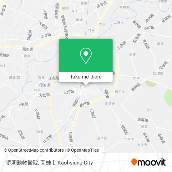 源明動物醫院地圖
