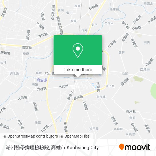 潮州醫學病理檢驗院地圖