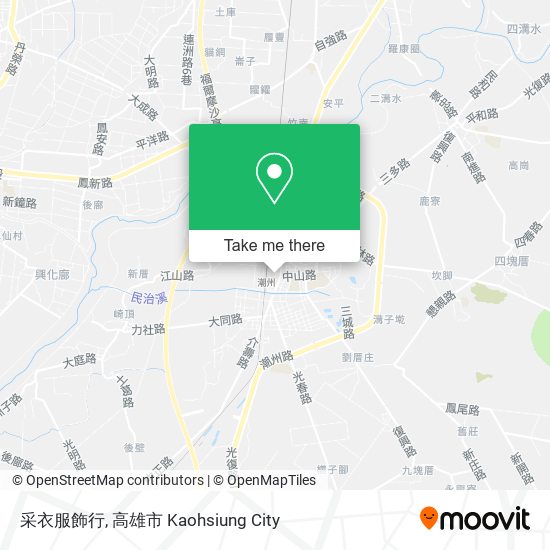 采衣服飾行 map