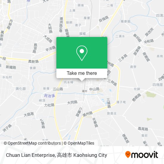 Chuan Lian Enterprise map