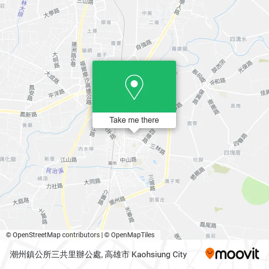 潮州鎮公所三共里辦公處 map