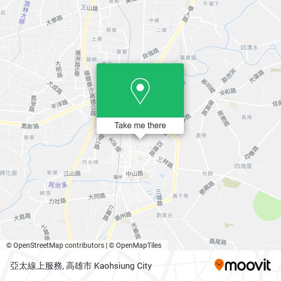 亞太線上服務 map