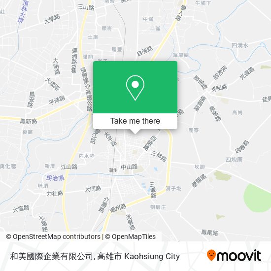 和美國際企業有限公司 map