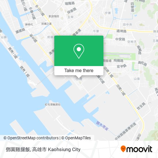 鄧園雞腿飯 map