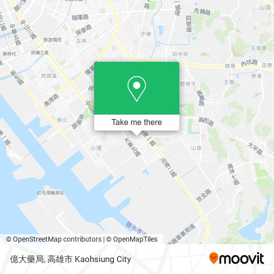 億大藥局 map