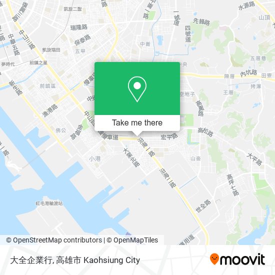 大全企業行 map