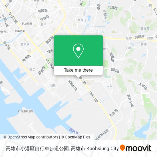 高雄市小港區自行車步道公園地圖