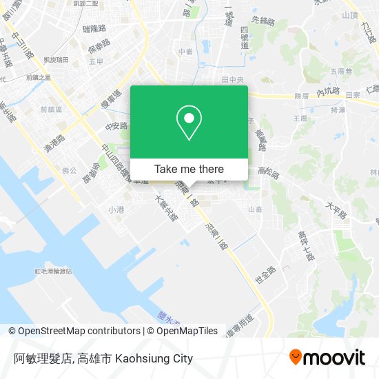 阿敏理髮店 map