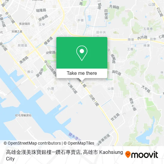 高雄金漢美珠寶銀樓—鑽石專賣店地圖