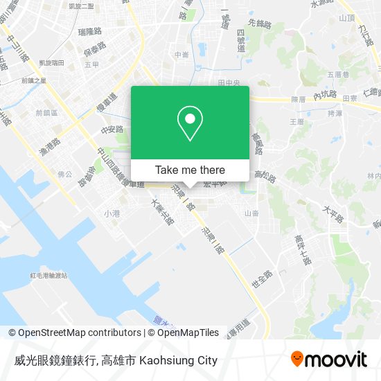 威光眼鏡鐘錶行 map