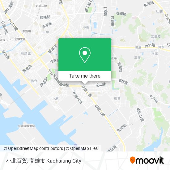 小北百貨 map