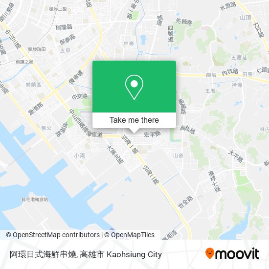 阿環日式海鮮串燒 map