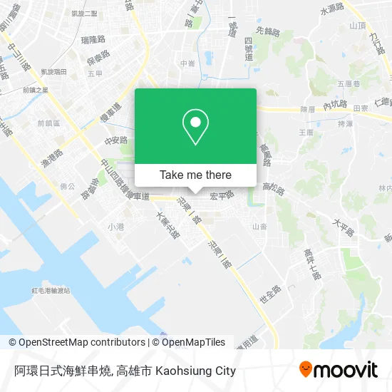 阿環日式海鮮串燒地圖