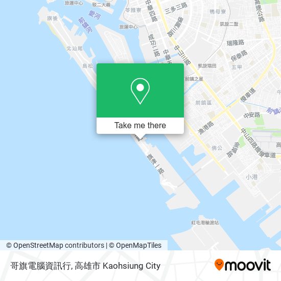 哥旗電腦資訊行地圖