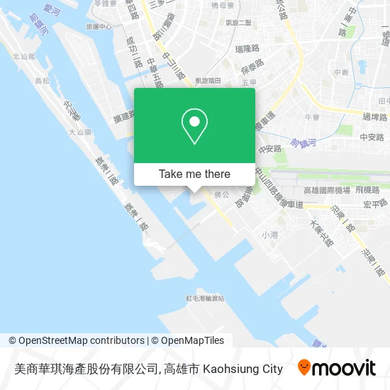 美商華琪海產股份有限公司地圖