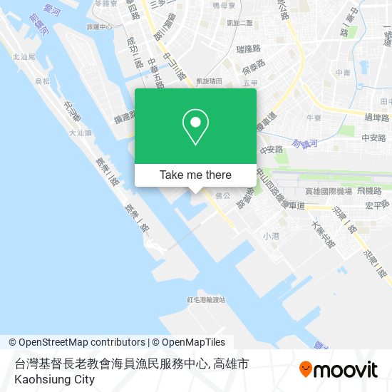 台灣基督長老教會海員漁民服務中心地圖