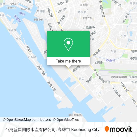 台灣盛昌國際水產有限公司地圖