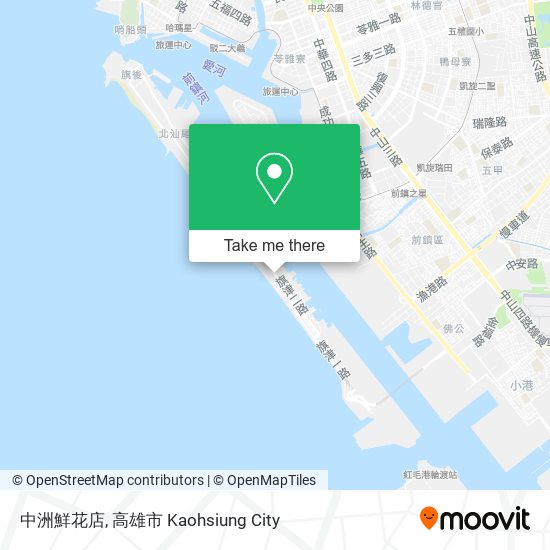 中洲鮮花店地圖