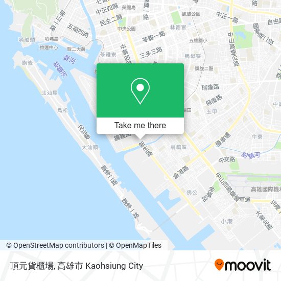頂元貨櫃場 map