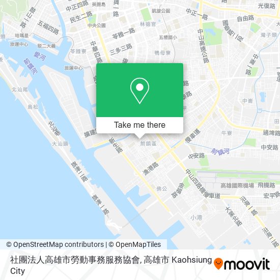 社團法人高雄市勞動事務服務協會 map