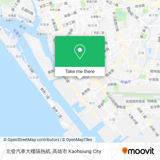 元發汽車大樓隔熱紙 map