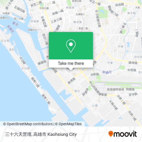 三十六天罡壇 map