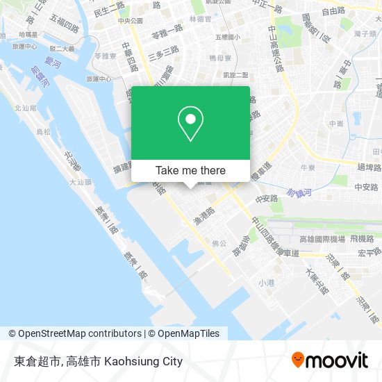 東倉超市 map