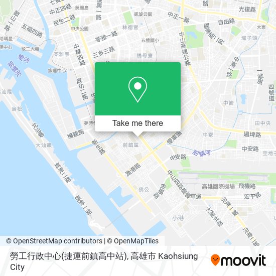 勞工行政中心(捷運前鎮高中站) map