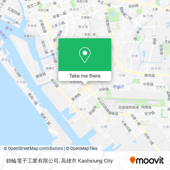 錦輪電子工業有限公司地圖