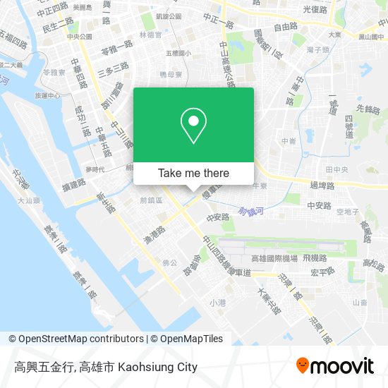 高興五金行 map