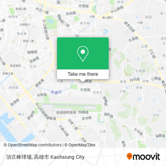 頂庄棒球場 map