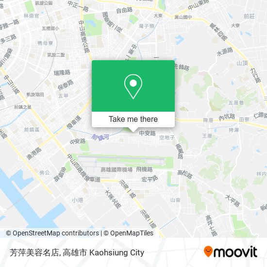 芳萍美容名店地圖