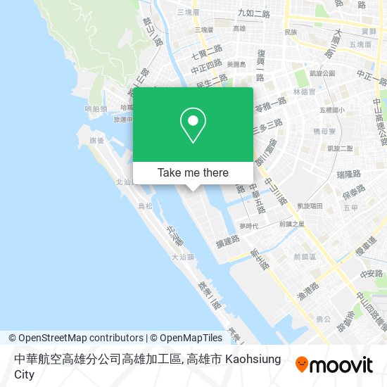 中華航空高雄分公司高雄加工區 map