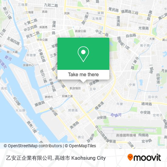 乙安正企業有限公司地圖