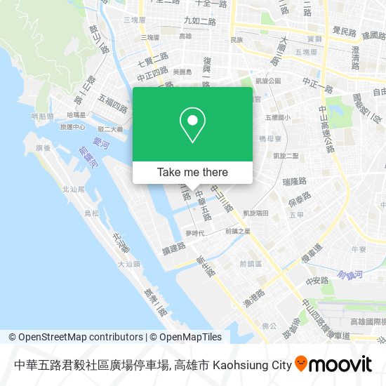 中華五路君毅社區廣場停車場地圖