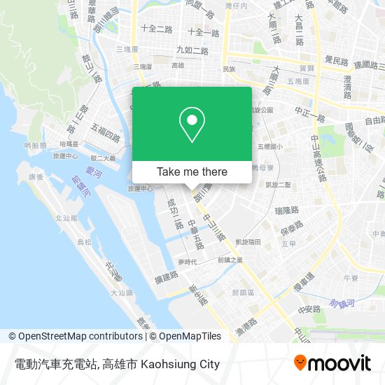 電動汽車充電站 map