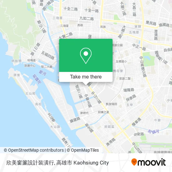 欣美窗簾設計裝潢行地圖