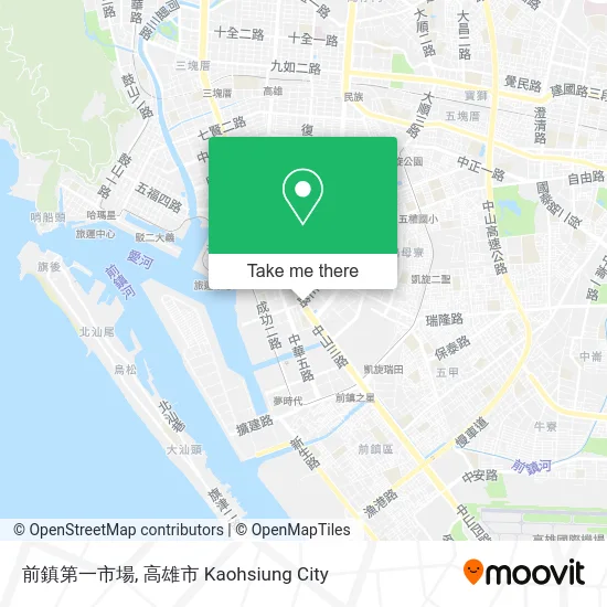 前鎮第一市場 map