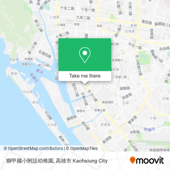 獅甲國小附設幼稚園地圖