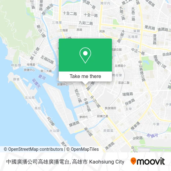 中國廣播公司高雄廣播電台 map