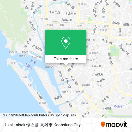 Ukai kaiseki懷石廳 map