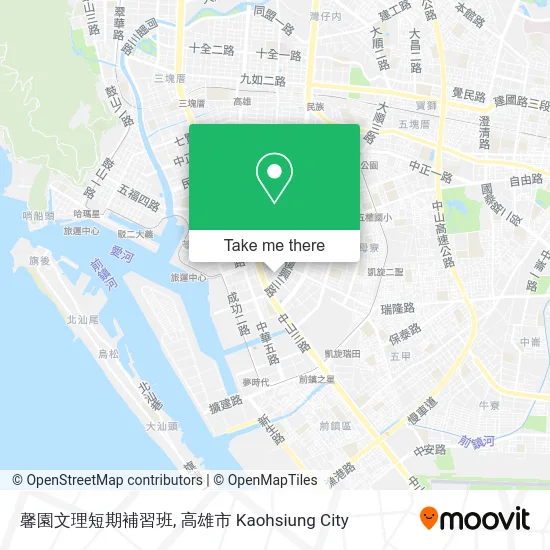 馨園文理短期補習班 map
