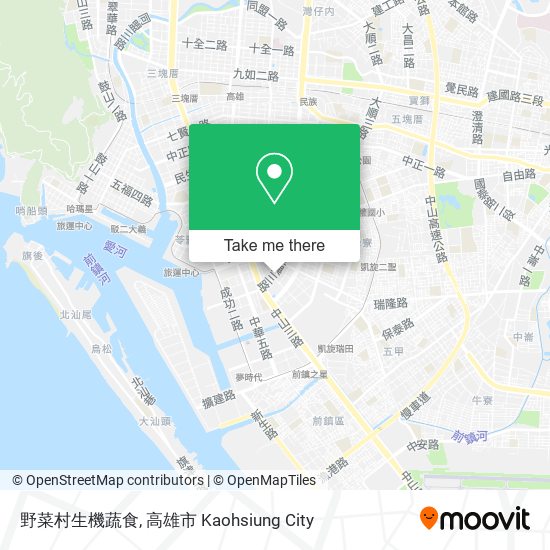 野菜村生機蔬食 map
