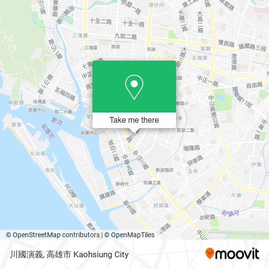 川國演義 map